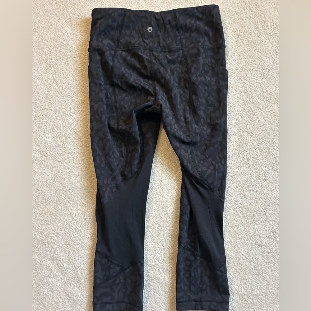 Lululemon Pace Rival Black Patterned Leggings - image 2